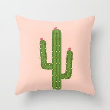 Cactus cushion - pink