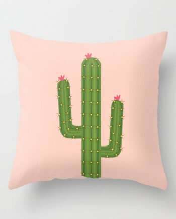 Cactus cushion - pink