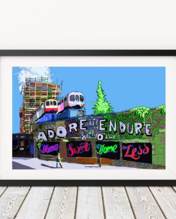 Village Underground, East London Art Print