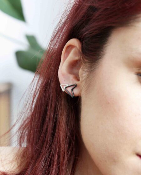 Tiny V Earrings