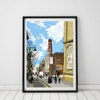 Truman Brewery, Brick Lane, East London Art Print