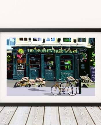 People's Park Tavern, Victoria Park Village, East London Art Print