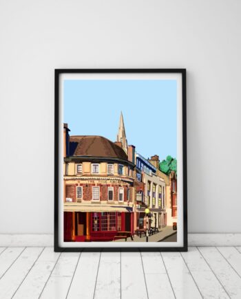 Rose and Crown, Stoke Newington Art Print