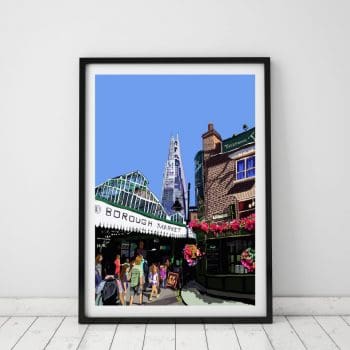 Borough Market London Art Print