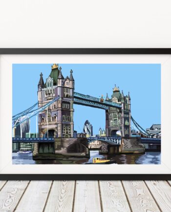 Tower Bridge, London Art Print