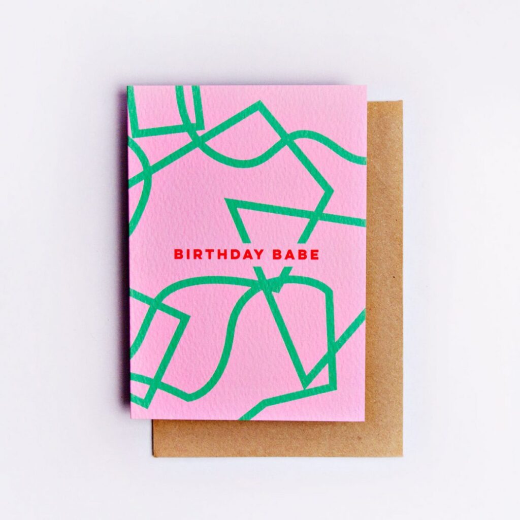 Birthday Card - Black Dash Design – Urban Makers