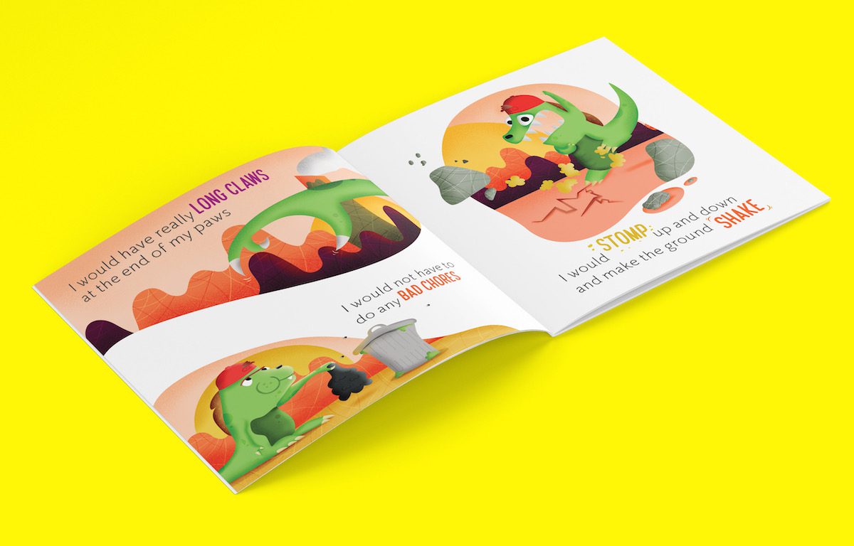 Buy I Wanna Be A Dinosaur Picture Book Urban Makers By Geeky Little Monkey Urban Makers Next Day Delivery Available
