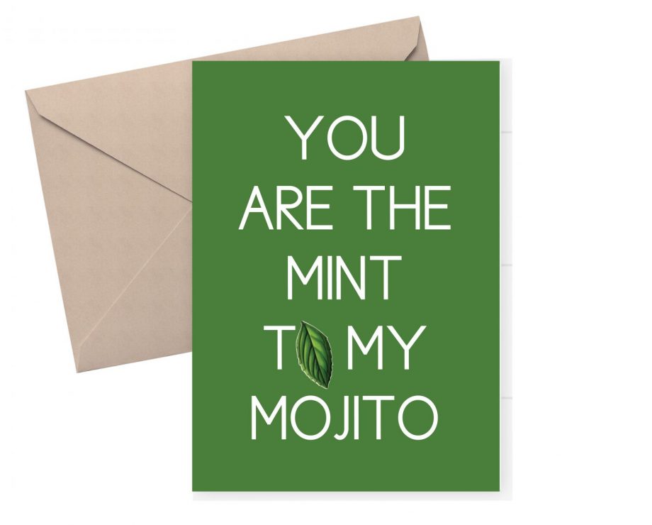 You are the mint to my Mojito - Funny Valentine's card