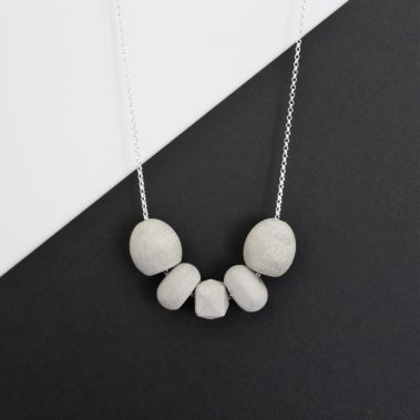 Concrete Necklace - Five Beads