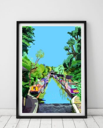 Little Venice, Maida Vale London Art Print