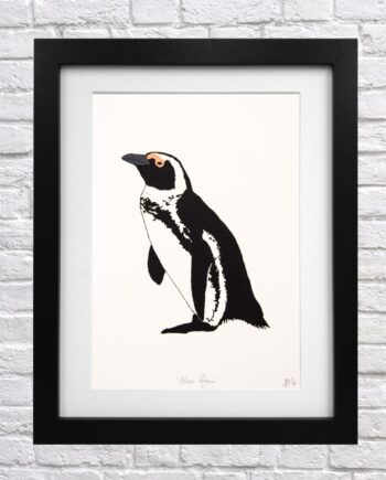 African Penguin Screen Print