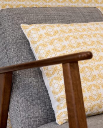 Bee Print Cushion