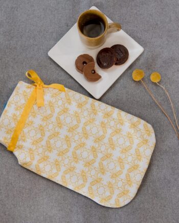 Bee Print Hot Water Bottle