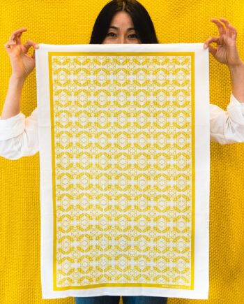 Bee Print Tea Towel