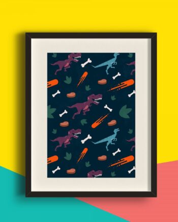Carnivore Dinosaur Art Print