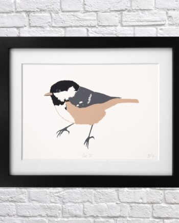 Coal Tit Screen Print