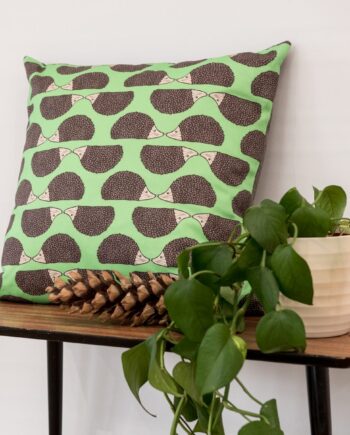 Hedgehog Print Cushion