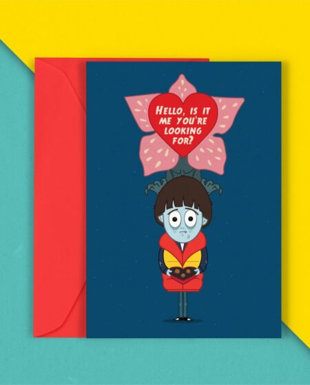 Hello is it me your looking for? Valentines card
