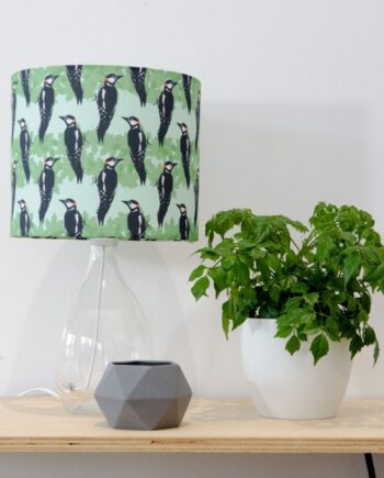 Woodpecker Print Lampshade