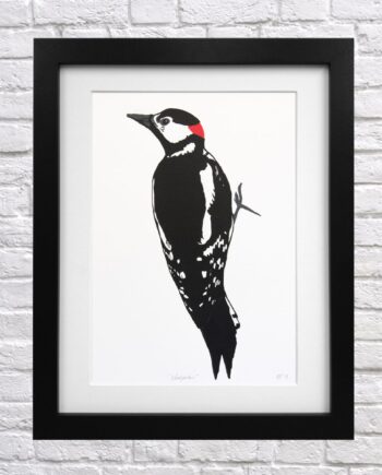 Woodpecker Screen Print