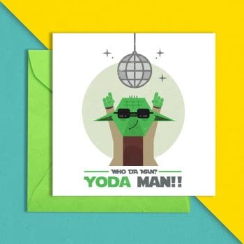 Yoda Man - Birthday Card