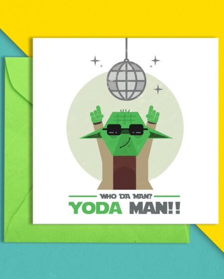 Yoda Man - Birthday Card