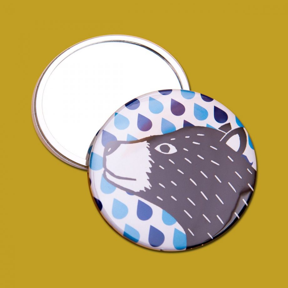 Bear Pocket Mirror