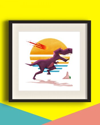 T Rex Dinosaur Art Print