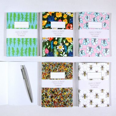 Notebook set floral design