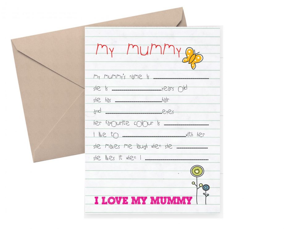 Mother's day card - card from child