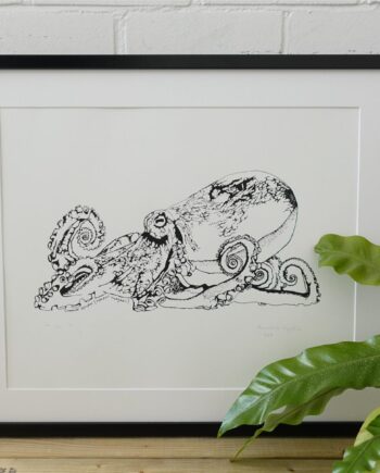 Large Octopus print