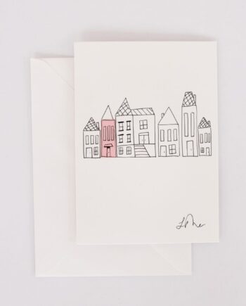 New Home Card - house illustration