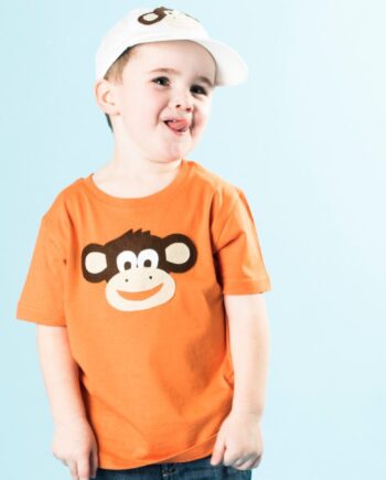 Kids Monkey T-Shirt 2-7 Years