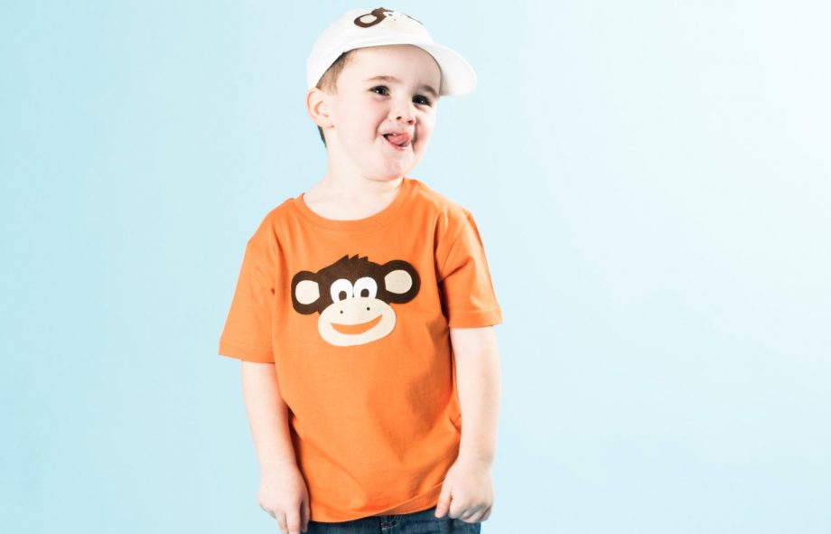 Kids Monkey T-Shirt 2-7 Years