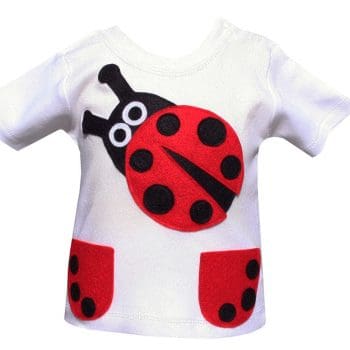 Baby Organic Ladybird T-Shirt 0-24 months