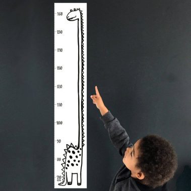 Dinosaur wall height chart