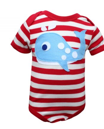 Baby Whale Bodysuit 0-12 months