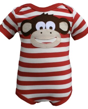 Baby Monkey Bodysuit 0-12 months