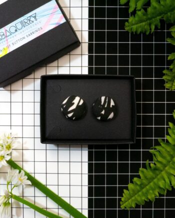 Cute as a button 19mm earrings - 'Branches'