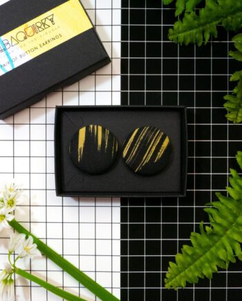 Cute as a button 28mm earrings - 'Hale Watter'