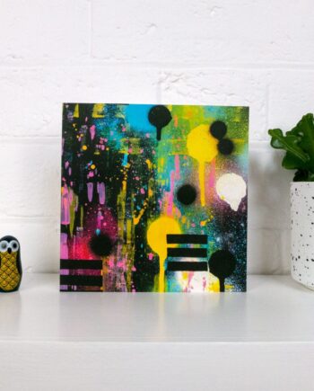 Greetings card - 'City lights'