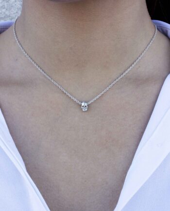 Tiny Skull Necklace