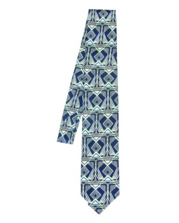 Art Deco Tie - Silk Tie - Francis Ivory