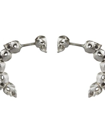Skull Hoop Earrings