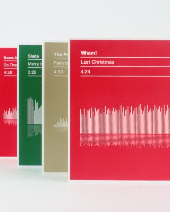 Sound Wave Christmas Card