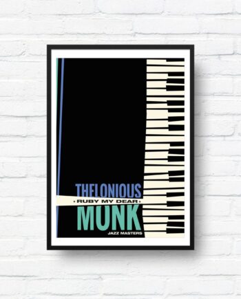 Thelonious Monk screen print