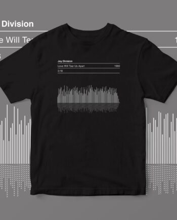 Joy Division, Love Will Tear Us Apart, Song Sound Wave Graphic T-shirt