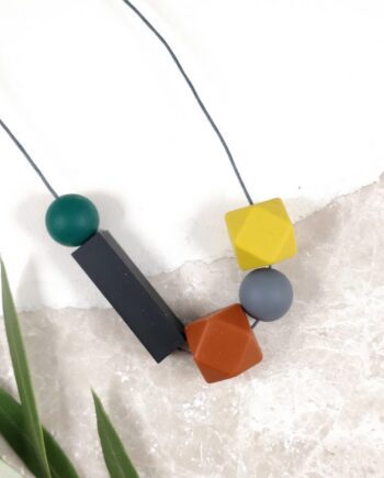 Silicone Necklace | Geometric necklace | Statement Necklace