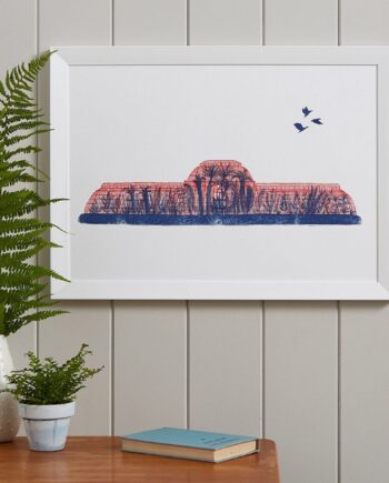 Palm House A3 Risograph Print