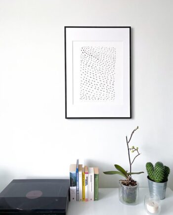 Horizontal rain - original print